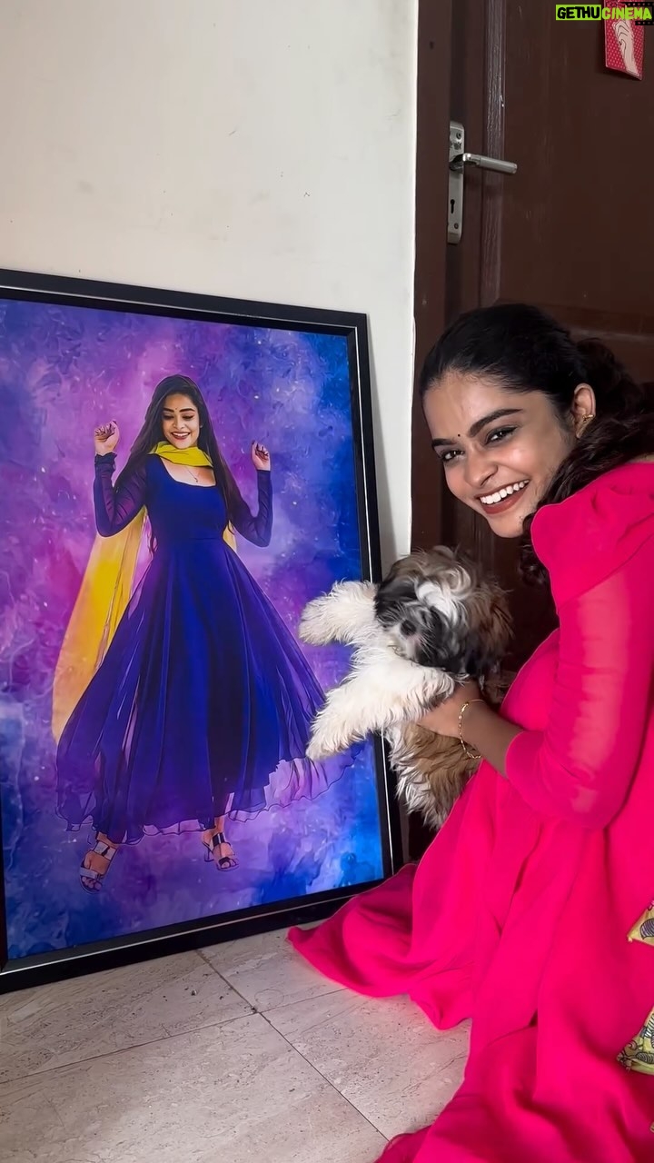 Arunima Sudhakar Instagram - Thank You For The Digital Painting @heavenly_handmade__22 ❤️ MEGA OFFER SALE GOING HURRY UP❤️DON'T MISS IT🔜 . . . . Do Check their page offer is going ☘️Mobile case at just 99/- only ☘️365 Days offers on their page ☘️Customised Night Lamp with photo 399/- only ☘️Magic Mirror at just 499/- only . . . . DmForOrders @heavenly_handmade__22 DmForOrders @heavenly_handmade__22 DmForOrders @heavenly_handmade__22 . . . . #heavenly_handmade__22 #madewithlovenivi