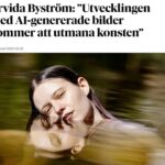 Arvida Byström Instagram - Forgot to post about this @dagens_nyheter interview from a couple of months back. Also got mentioned in @kunstforum_international again in a text by Oliver Zybok 💖 📷 @nicklasthegerstrom