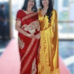 Ashlesha Savant Instagram - Stumbled upon this memory. My mother @mangalasavant1 . I look just like her. Exactly. She used to sing this song to us when we were toddlers. My mother , my sister and I don’t stay in close physical proximity. - owing to geography So life just goes by on phone calls and quarterly visits. When life throws hurdles at us & if we can’t meet we just attack each other with strength and tough love. Anyhoo reminiscing childhood memories and a big shoutout to my mom, who I end up scolding a lot and I realised she’s become the child and I am her mother now. But I am so proud of her, she’s doing a fab job living how she wants to ,albeit a few hiccups. I rarely give her a round of applause for her triumphs So here’s an appreciation post Mumma - I love you 🥰 #momanddaughter #momlove