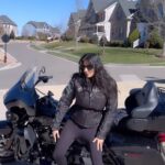 Ashlesha Savant Instagram - My brother in law @bjamaspi is a Rider too and meet his beast !!!! #harleydavidson A little sneak peak before we delve into his passion . #motorbike #rider #riderlife #reelsinstagram