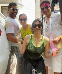 Ashlesha Savant Instagram - Why do I think of Mad Max : Fury Road with this bunch ???? All Mad here say Aye Aye !!!!! #holi #thatauthenticfeeling