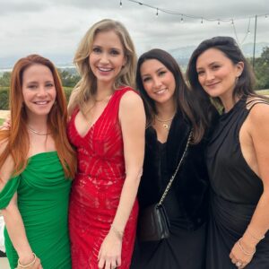 Ashley Jones Instagram - Our OG Motley Crew…. Congrats @officialkjb and @danielkountz on GETTING HITCHED!! What a night. @bricuoco singing as you walked down the aisle, Kim! Undid me! 🙏🏼💕🙏🏼Then your vows!! May we all have someone that looks at us the way Daniel looks at you. Always and forever. Congrats, you two lovebirds. 💃🍾