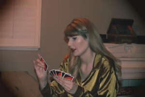 Ashley Leechin Instagram - Uno what we are doing tonight ♠️.

#photography #justashley #gamenight #comfystyle #actorsofinstagram