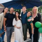 Ashley Argota Instagram - when all of your chosen family comes together for an LA baby shower extravaganza 🍼💕 we are so lucky to be surrounded by an incredible tribe of people who care and support us so deeply! @heidijarrettdance thank you for all of the time and effort and planning and love you put into our day!! you have been my family since i was 13 and it was so special to spend this time with all of you 💕 @ibedoom the floral arrangements were beyond my wildest dreams, thank you endlessly for the incredible work you put into this. and we met a month ago but you’re family now so you can’t get rid of me— sorry about it! thank you to my forever sisters @amandadrake & @terriannebutac for the drinks and party favors (they don’t even live in LA anymore you guys 🥹). thank you to my in laws for the extra hands and help and love, and for bringing hazel so didi had a friend all day. and thank you to our incredible friends for the gifts and love and words of encouragement as we get closer to meeting our baby boy. 💙 we love you all so much. now if you’ll excuse me i wore heels yesterday so i will be sitting w my feet up all week lololol
