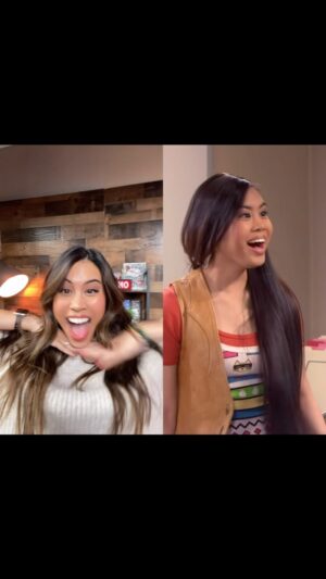 Ashley Argota Instagram - @ashleyargota9 is the prettiest pony WE’VE ever seen… 😊😂😉 Don’t miss her #NedsPod episode where she talks all about her start on #TrueJacksonVP