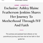 Ashley Blaine Featherson Instagram - Thank You @essence x @dominiquebfluker For Allowing Me To Share More Of My Journey💜 Full Article In Bio✨ #ivf #ivfjourney #ivfsuccess #ivfwarrior #ivfpregnancy #infertility #pregnancy