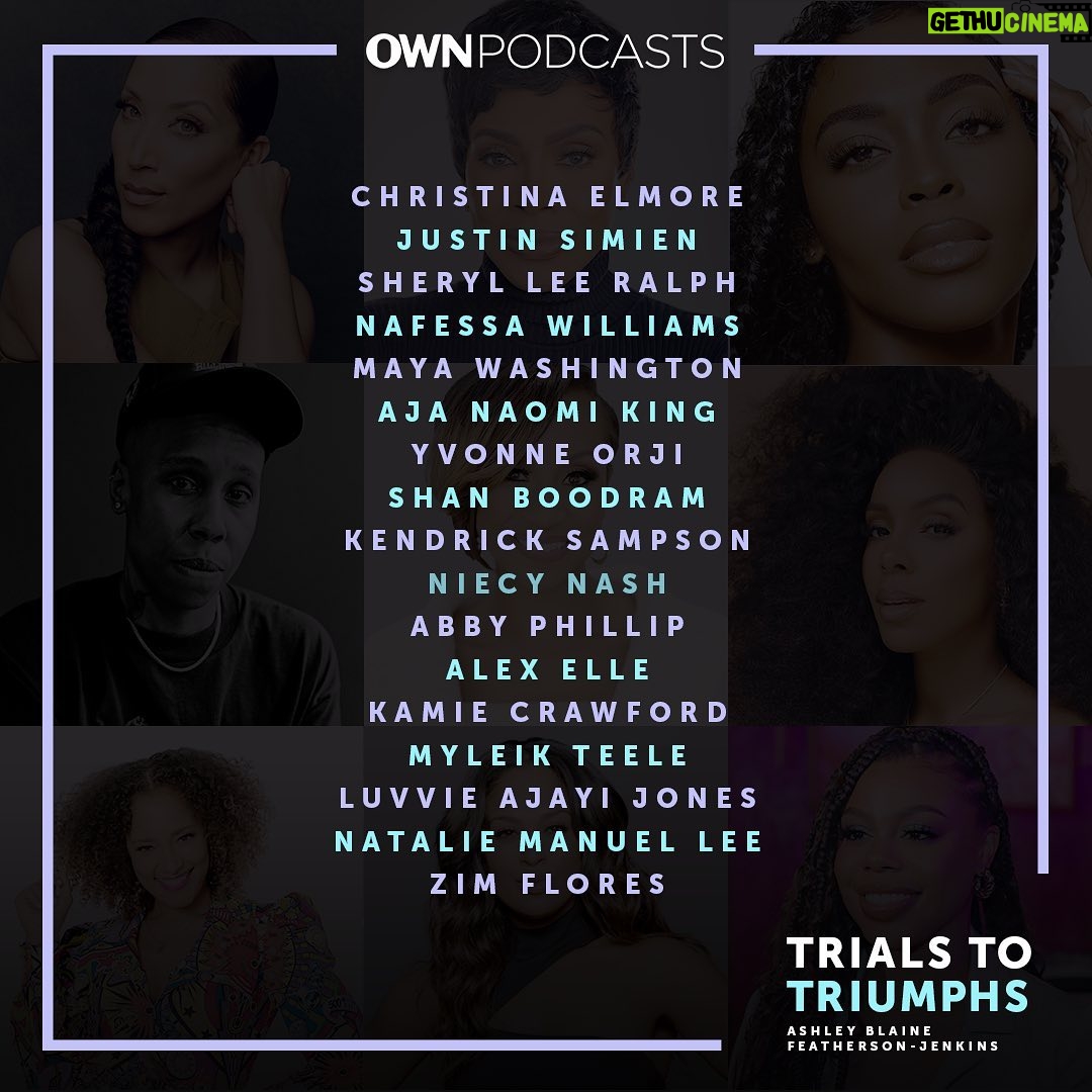 Ashley Blaine Featherson Instagram - What a time we’ve had over the past two seasons!💜💕Currently reflecting on all of our amazing guests. Each episode has taught us the value of honoring those around us. Simultaneously, embracing the power of community and that’s exactly what we have built TOGETHER. 🎙