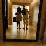Ashley Blaine Featherson Instagram – Fun Fact: We Took A Video In This Same Mirror On Our Wedding Night🤍 (Swipe✨)