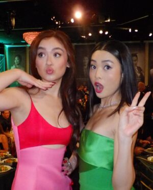 Ashley Liao Instagram - how would i describe asian prom? UNFORGETTABLE 

(the photos get progressively more chaotic and candid)

#UNFO #unfoGALA 

hair: @mashyourhair 
makeup: @fabiolamakeup 
styling: @brianmeller 
tailoring: @travisaddams 
dress: @solacelondon 
first photo credit: @sthanlee