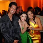Ashley Liao Instagram - gala (not apple) 💚🐉🍏 unforgettable gala: twenty one years of celebrating asian americans and pacific islanders in media, sports, and business. and i am so, so proud to be taiwanese american and to have this community that is so vibrant. what an honour 🧧 hair: @mashyourhair makeup: @fabiolamakeup styling: @brianmeller tailoring: @travisaddams dress: @solacelondon