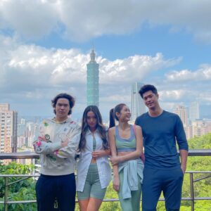 Ashley Liao Instagram - #bts #loveintaipei #loveboattaipei ✨@abigailhingwen: Filming the Loveboat book adaptation in Taipei together was a truly magical experience. We filmed when the world was still social distancing and the borders of Taiwan were closed, but after a strict two week quarantine, we were free to live life as normal. We had a blast roaming Taipei with the sets as well as on our own. The gorgeous Grand Hotel where the party scene takes place also happened to be our very last night of filming — we did it! ✨

Love in Taipei stars @ashleyjliao (of #balladofsongbirdsandsnakes) @rossbutler @nicotheduffer @chelseatzhang and is based on @abigailhingwen’s New York Times best selling novel Loveboat, Taipei, with the journey continuing in the companion novels Loveboat Reunion and Loveboat Forever. The film is now out on ParamountPlus, AmazonPrime, AppleTV, Vudu and YouTube!

For those who read the book or watch the film, what is a favorite scene?

#movieadaptation #booktofilm #filmtok #booktok #yabooks #romcom #behindthescenes #movietrivia #wndb #aapi #representationmatters #hungergames #abigailhingwen