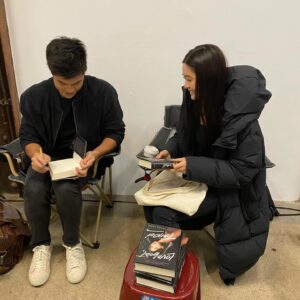 Ashley Liao Instagram - #bts #loveintaipei #loveboattaipei ✨@abigailhingwen: Filming the Loveboat book adaptation in Taipei together was a truly magical experience. We filmed when the world was still social distancing and the borders of Taiwan were closed, but after a strict two week quarantine, we were free to live life as normal. We had a blast roaming Taipei with the sets as well as on our own. The gorgeous Grand Hotel where the party scene takes place also happened to be our very last night of filming — we did it! ✨

Love in Taipei stars @ashleyjliao (of #balladofsongbirdsandsnakes) @rossbutler @nicotheduffer @chelseatzhang and is based on @abigailhingwen’s New York Times best selling novel Loveboat, Taipei, with the journey continuing in the companion novels Loveboat Reunion and Loveboat Forever. The film is now out on ParamountPlus, AmazonPrime, AppleTV, Vudu and YouTube!

For those who read the book or watch the film, what is a favorite scene?

#movieadaptation #booktofilm #filmtok #booktok #yabooks #romcom #behindthescenes #movietrivia #wndb #aapi #representationmatters #hungergames #abigailhingwen