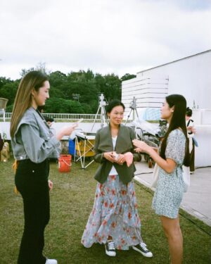 Ashley Liao Instagram - my characters seem to wear a lot of red ❤️
love in taipei on film AND streaming on paramount plus NOW!
