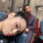 Ashley Liao Instagram – cherished moments on set❤️