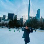 Ashley Liao Instagram - living out my carrie bradshaw winter wonderland life🖼️🧣⛸️