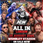 Ashley Lomberger Instagram - London, let’s run it back!!! 🇬🇧 Following a record shattering UK debut at @wembleystadium this summer, All Elite Wrestling (@AEW) will return to Wembley Stadium in 2024 over the Bank Holiday on Sunday 25th August, #AEWAllIn London. Tickets are on sale now from £30! 🎟 https://www.livenation.co.uk/artist-all-elite-wrestling-1416841