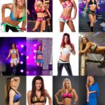 Ashley Lomberger Instagram - Found this little gem today. Look at ALL those different hair colors (and moods 😂). What a fun look at 12 years of my time at @impactwrestling!!! 💥🥊