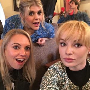 Ashley Rickards Instagram - 3 blondes walk into a screening... #awkwardfinale