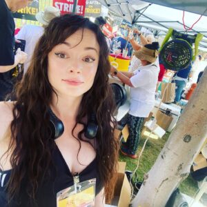 Ashley Rickards Instagram - Holy crap! What a turnout its been today at the Disney Lot!! So grateful to everyone who showed up and are standing up!! #sagaftrastrong #unionstrong thank you to my fellow Captains and all the volunteers and staff and sheesh.. EVERYONE! BUT ALSO a special shout out to Mark Wahlberg for the huge water donation!