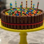Ashley Williams Instagram - My 9 year old spotted this cake at @baskinrobbins recently and I copied it for his birthday party today! I’m maybe more proud of it than anything…. Ever? Weeee!! #mom #cake #birthday #nailedit (special shout out @aimierocks who oven sat while I had to read Harry Potter!)