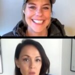 Ashley Williams Instagram - It’s our first candidate in the Make Her Mark Womens directing program at @hallmarkchannel! Thanks for the hang, Yan-Kay Crystal Lowe. I believe in you! #shiftinggears #makehermark #femaleempowerment #director @kristintbooth @tyler_hynes @katbarrell @aysefrancis @officialcrystallowe