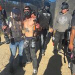 Ashley Yoder Instagram - Paintballing w/ the home team!! Happy Bday @medinatattoos 🤩💯 @checkmatmurrieta vs @dedicatedjiujitsu was such blast!! #cod