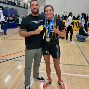Ashley Yoder Instagram - I had a blast competing today at @ibjjf OC OPEN! Even cooler was seeing my ppl all kill it this weekend🙏🏽 S/O to @rollpayments for the support! Also thanks to my coaches @rfbjj @ill_ph1ll @checkmatmurrieta ♥️🐒