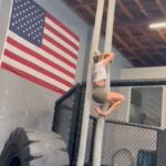 Ashley Yoder Instagram - That one time I was waiting for @angieoverkill so I tried to climb this wild rope @weckmethod 🤣😩 #TBT