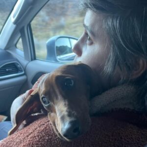 Ashly Burch Instagram - Shooting "We're all Going to Die" is exceeding my expectations, specifically as they pertain to the amount and quality of set dogs.