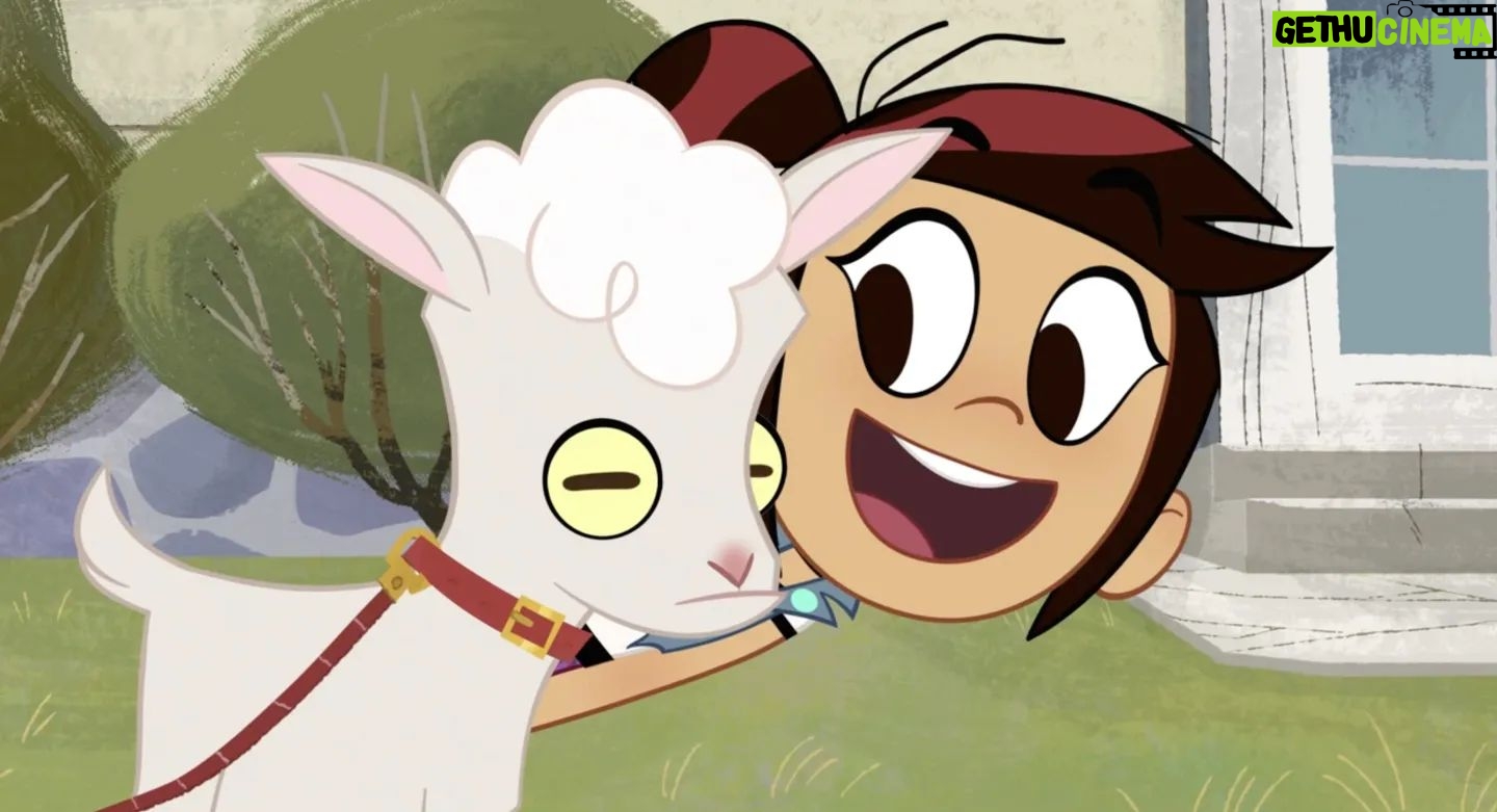 Ashly Burch Instagram - There's a new episode of #theghostandmollymcgee Saturday morning on the #DisneyChannel, featuring this little cutie with the devil eyes! Have a watch!