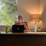 Ashly Burch Instagram – @asmitaparanjape took this picture of me looking very secretary-in-ghostbusters-in-painterly-light, an aesthetic I didn’t know I wanted to achieve, but am quite pleased with