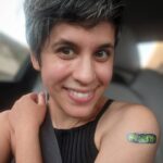Ashly Burch Instagram - she halfway vaxxed, baby