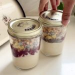 Ashmitha Instagram – You asked for the “Recipe” but actually there is no standard recipe for a parfait! The only constant is yogurt,granola & fruits,nuts,seeds all your choice! 
Today I ran out of berries so instead of a berry smoothie I made a mango purée 😌
GET CREATIVE 🫙
#food #breakfast #recipe #parfait #yum #recipeoftheday #nomnom #foodie #eat #happy #yummy #yummyinmytummy #hyderabad #ashtrixx #telugu #teluguactress #influencer #vlog #vlogger #foodblogger #eatwell