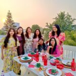 Ashmitha Instagram - Sometimes your girl friends are all that you need! #girls #friends #mygirls #friendship #schoolfriends #besties #love #new #happy #smile #cute #laugh #lol #sunset #smiles #bestfriends #us #ashtrixx #family #fam #newyear #2024 #cool #telugu #teluguactress #influencer