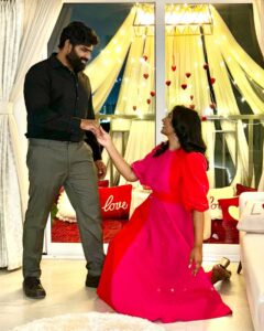 Ashmitha Instagram - Times change, Trends change, Cameras change, People change….but Somethings never change 😌 To my CONSTANT @jannu.sudhir ❤️ 17th year of togetherness 🏃🏽 successfuly!!! P.S - the last pic 🙈 #lovelanguage #valentines #valentinesday #us #couple #couplegoals #funny #funnytelugumemes #ashtaggedsudhir #husband #husbandandwife #love #telugu #teluguactress #ashtrixx #billmokstudios #roast #cute #lol #jj #joking #reelitfeelit #feelitreelit #instagramreels #day #good #best #besthusbandever #married