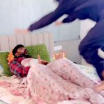 Ashmitha Instagram - Waking up any other way should be declared illegal 👹 DONT MISS THE END @jannu.sudhir #funny #telugumemes #funnytelugumemes #husband #wife #husbandandwife #helpingothers #us #ashtagged #ashtrixx #telugu #teluguactress #influencer #lol #jj #laugh #smile #happy #haha #instafun #couple #couplegoals #husbandgoals #hyderabad