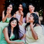 Ashmitha Instagram - What happy from the heart looks like 🩷💛💚💜 #mygirls @sumanmanney @nallaneetu @nupurajcs @rashmi_sg OUTFITS @sumanmanney #vacation #goa #happy #us #lol #friends #besties #love #life #laugh #smile #cute #pretty #best #pink #green #yellow #lavender #me #bff #goals #squad #squadgoals #realfriends #ashtrixx #telugu #teluguactress