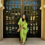 Ashmitha Instagram - If I was a parrot 🦜 Wearing this vibrant kurta set from @kuntunaath.in Easy breezy & happy #summer #summerfits #coordset #indianbrand #supportsmallbusiness #pretty #green #yellow #chanderi #shine #best #kuntunaath #love #fashion #happy #smile #funny #wow #hyderabad #ashtrixx #gifted
