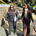 Ashmitha Instagram - Everything looks prettier in the hills 🤎🤍 SWIPE to the end to see the cutest picture of the day🐻 For those asking - Outfit @trenbee_ #vacation #mussorie #hills #hillstation #mountains #holiday #pretty #cute #love #fam #family #happy #yay #excited #smile #laugh #ashtrixx #telugu #teluguactress #influencer #teluguinfluencer #southindisninfluencer #coffee #brown