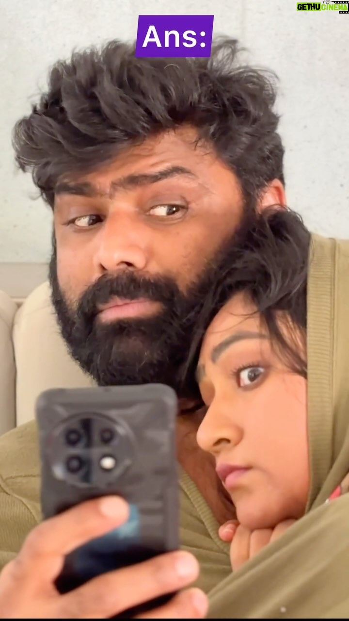 Ashmitha Instagram - Q: Why is he smiling π± ? Ans : β¦β¦β¦ #husband #husbandandwife #funny #funnytelugumemes #lol #telugu #teluguactress #ashtaggedsudhir #ashtrixx #vlog #influencer #teluguinfluencer #quiz #couple #couplegoals #jj #smile #laugh #us #hyderabad #instagram #instagramreels