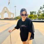 Ashna Kishore Instagram - Hello Goa ! 🏖️☀️❤️✨ T-shirt@hzy.clo Shades @4flaunt_ Roller @amtouristerin #AshnaKishore #insta #instagood #goa #vacation #goadiaries #travel #travelgram #traveler #hellogoa #traveldiaries #goatourism #goavibes #trend #trending #viral #explore #explorepage #fy #fyp #foryou