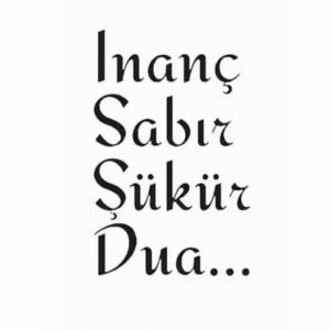 Aslı Aybars Instagram - İnanç
Sabır
Şükür
Dua 🙏