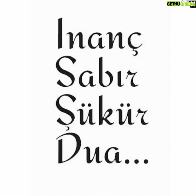 Aslı Aybars - 99 Likes - İnanç
Sabır
Şükür
Dua 🙏
