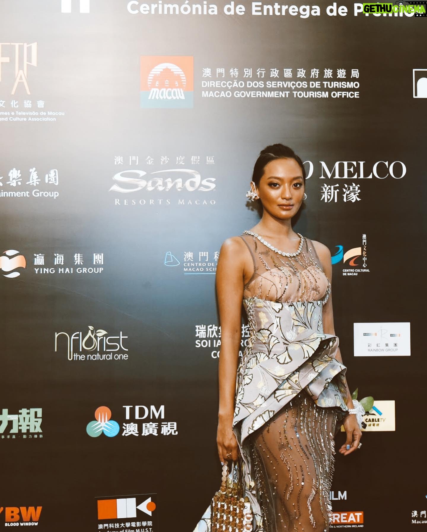 Asmara Abigail - 5.7K Likes - Thank you so much iffamacao @variety for giving me this opportunity to be part of Asian Stars: Up Next Award alongside with talented people across Asia! Wearing this gorgeous piece of art by @tanganprive @zicohalim @margarethanovi - jewelry @mahija.official @galuhanndt - my fave sada bag @sarahbeatrice.artisan ✨🥂 (Macao, 10th December 2019. Photo courtesy of IFFAM) #iffam #variety #asianstarsupnext #internationalfilmfestivalawardsmacao thank you @ciklornatee ✨