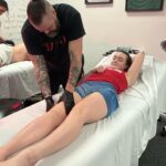 Aspen Ladd Instagram - Getting worked on by the best @the_massage_messiah . Without regular maintenance my surgery knee/ leg gets super tight and uncomfortable. So getting consistent bodywork done is super important for me personally .