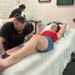 Aspen Ladd Instagram - Getting worked on by the best @the_massage_messiah . Without regular maintenance my surgery knee/ leg gets super tight and uncomfortable. So getting consistent bodywork done is super important for me personally .