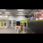 Aspen Ladd Instagram - Rate our mat scrubbing skills. This gym is a funk free zone 🙅‍♀️ it’s luck of the draw who scrubs them down after each practice ( usually the last ones in the gym) ….but I never mind and it’s a nice cool down after some real good sparring rds tonight . So basically @shealorladd and I drew the short straws tonight 😂 #aspenladd #bellatormma #pflmma #paris