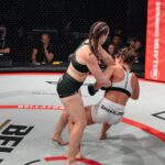 Aspen Ladd Instagram - The very definition of a MMA fight 👊🏻 gotta be ready in all aspects with the cardio to back it @bellatormma @pflmma