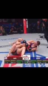 Aspen Ladd Instagram - Doing my thing 🙂 @pflmma #aspenladd #pfl #bellator #wmma