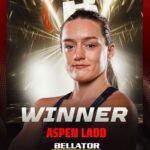 Aspen Ladd Instagram - WHAT A FIGHT! 💥 Aspen Ladd defeated Ekaterina Shakalova via Unanimous decision and advances to 12-5! #BellatorParis | LIVE NOW 🇺🇸 Live on MAX 🇫🇷 Live on DAZN 📺 Bellator.com/watch